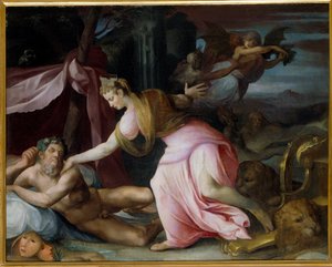 Cybèle réveillant Morphée - Toussaint Dubreuil
