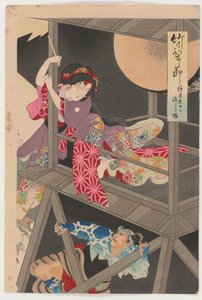 Take no hitofushi, Yaguchi - Toyohara Chikanobu