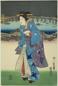 Divertissements du soir à Ryogoku dans la capitale de l