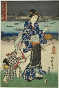 Divertissements du soir à Ryogoku dans la capitale orientale