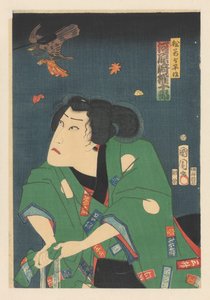 Kawarazaki Gojūrō en Matsuwaka Yoheiji - Toyohara Kunichika