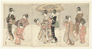 Boule de neige - Toyokuni (II) , Utagawa