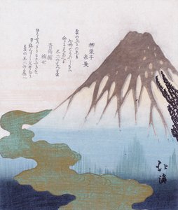 Mont Fuji au-dessus des nuages, c. 1820
