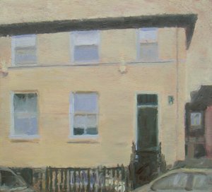 A place to live 1, 2010 (huile sur contreplaqué) - Trevor Burgess