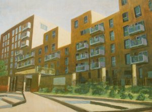 Un endroit pour vivre L4, 2013 (huile sur contreplaqué)