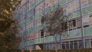 Un endroit pour vivre L6, 2013 (huile sur contreplaqué)