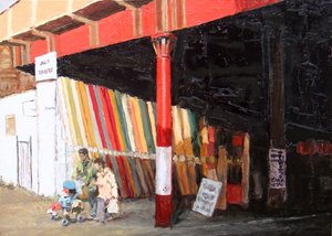 Tapis, 2008 (huile sur panneau)