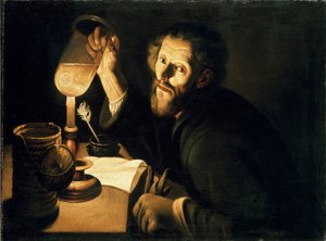 Un médecin avec un échantillon d
