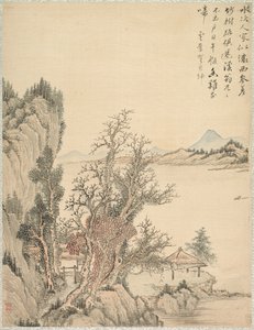 Habitation au bord de la mer, 1847 - Tsubaki Chinzan