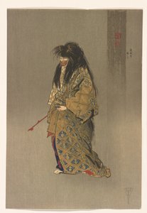 Dōjōji ato shite de la série Cent estampes de Noh, c.1922-25 - Tsukioka Kogyo
