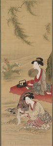 Sous le saule - Tsukioka Sessai