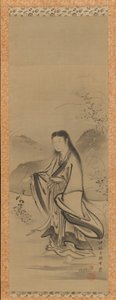 Kiku Jido Garçon Chrysanthème, XVIIIe siècle - Tsukioka Sessai