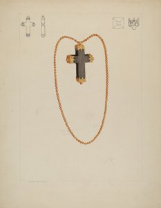 Collier croix