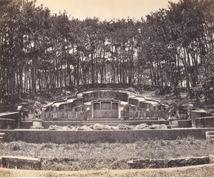 Tombe mandarine à Foochow, vers 1869 - Tung Hing.
