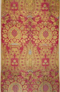 Motif de tissu ottoman (soie tissée avec fil d
