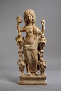 Statuette en terre cuite de Vénus, ou d