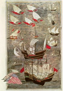 La flotte ottomane de Tarik-y Bayezid - Turkish School
