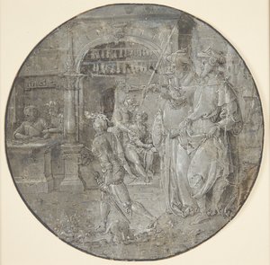 Martyr des Saints Agathope et Théodule : les deux jeunes saints sont faits prisonniers - Ubekendt
