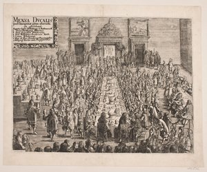 "Mensa Ducalis". Le banquet chez le duc Christian Albrecht après l