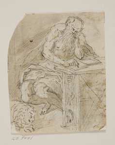 Saint Jérôme dans son étude