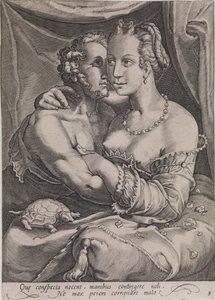 Toucher - Ubekendt efter Jan Saenredam efter Hendrick Goltzius