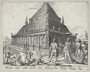 Les huit merveilles du monde - Ubekendt efter Philips Galle efter Maarten van Heemskerck
