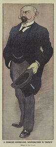 Prince Konrad de Hohenlohe-Schillingsfürst, Gouverneur autrichien de Trieste - Ugo Finozzi