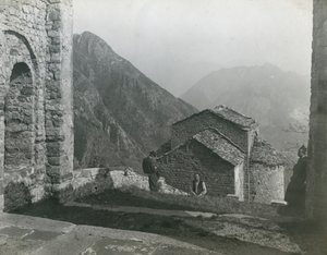 Abbaye de San Pietro al Monte, Civate, Lombardie, Italie, photographie d