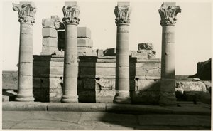 Colonnade du nymphée romain, Dendera, Egypte, photographie d
