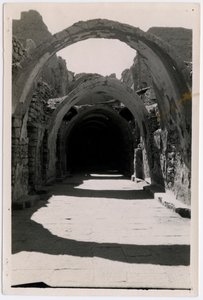 Galerie 94 orientée vers le sud, monastère de Saint-Siméon, Assouan, Égypte, photographie d