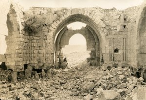 Intérieur de la basilique byzantine, Amman, Jordanie, photographie d
