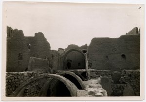 Grand donjon (qasr) du monastère de Saint-Siméon, Assouan, Égypte, photographie d
