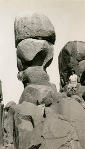 Rochers à Goz Regeb, Soudan, photographie d