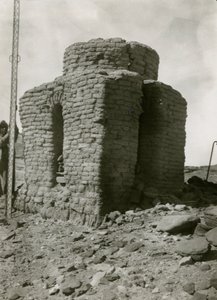 Tombe dans la nécropole nord, Qasr Ibrim, Égypte, photographie d