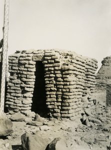Tombe dans la nécropole nord, Qasr Ibrim, Égypte, photographie d