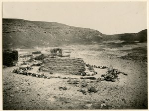 Tombe dans la nécropole sud, Qasr Ibrim, Egypte, photographie d