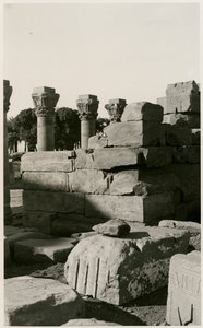 Vue du nymphée romain, Dendera, Egypte, photographie d