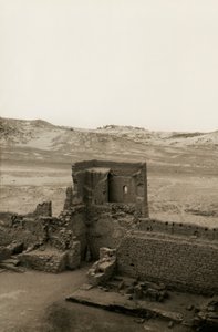 Tour occidentale du monastère de Saint-Siméon, Assouan, Égypte, photographie d