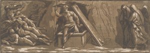 Résurrection du Christ, vers 1520-27 - Ugo da Carpi