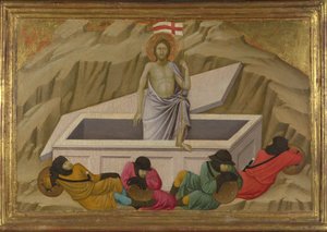 La Résurrection de la basilique de Santa Croce, Florence, vers 1324-1325