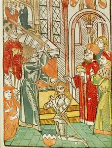 Accolade pour Heinrich von Ulm, par l