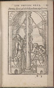 Appareil alchimique De: Liber de secretis naturae, 1556-1557