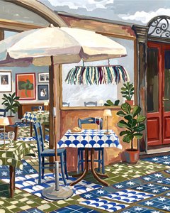 La charmante terrasse d