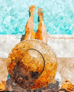 Le bonheur estival au bord de la piscine - Uma Gokhale