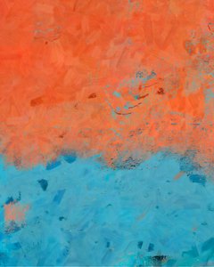 Composition abstraite aux couleurs vives - Uma Gokhale