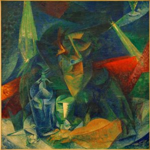 Femme au café (Décomposition de la figure d