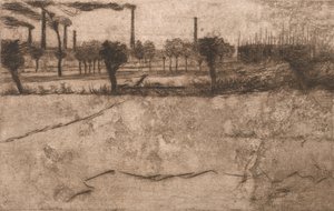 Paysage avec usines, 1909