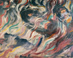 Humeurs : adieux par Umberto Boccioni (1882-1916), (détail)