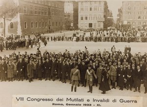 "VIIIe Congrès des mutilés et invalides de guerre - Rome, janvier 1933 - 11"