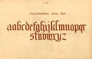 15e et 16e siècles. Allemand. Petit - Unbekannt